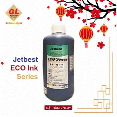Mực Jetbest Eco Màu Light Xanh (Dạng Chai)